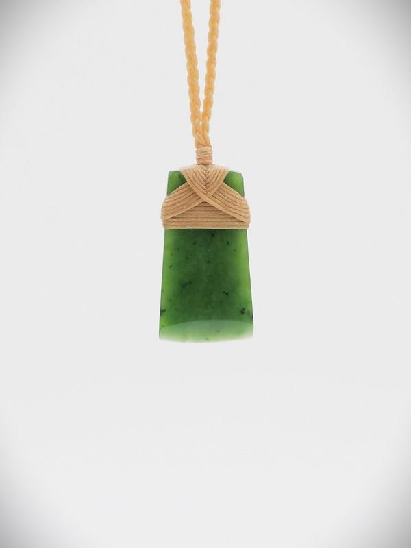Moko Pounamu Toki NZ Genuine Kahurangi Greenstone - Tatapouri