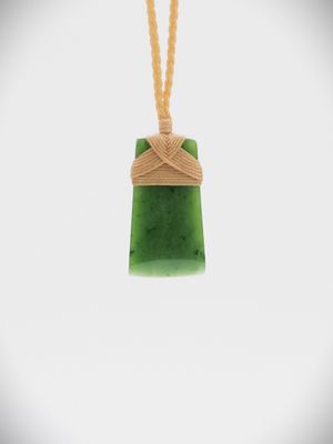 Moko Pounamu Toki NZ Genuine Kahurangi Greenstone - Tatapouri