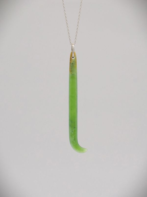 Moko Pounamu Kapeu NZ Genuine Kahurangi Flower Greenstone - Tamarau