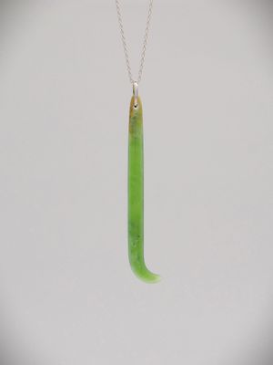 Moko Pounamu Kapeu NZ Genuine Kahurangi Flower Greenstone - Tamarau