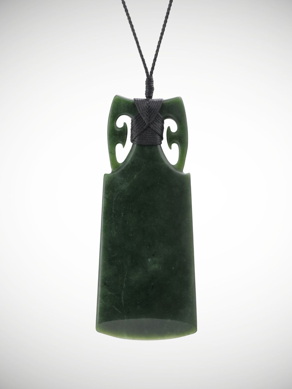 Moko Pounamu Toki Genuine NZ Kawakawa Greenstone - Kaiwera