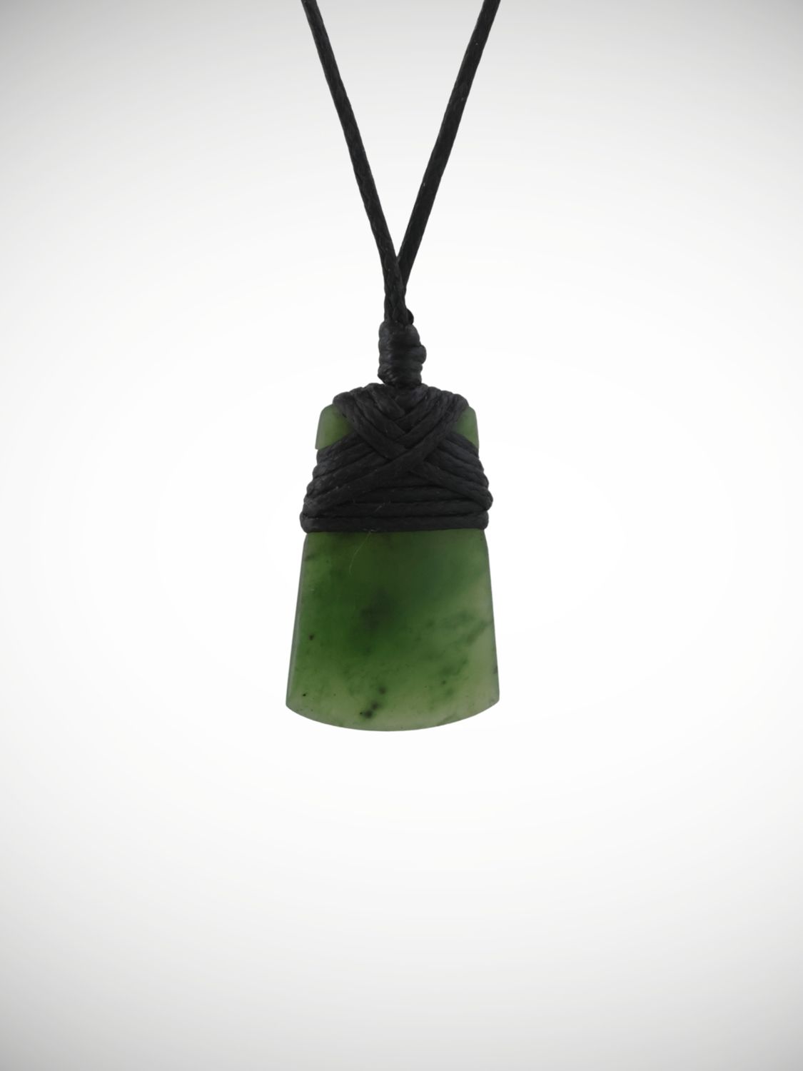 Moko Pounamu Toki Genuine NZ Kawakawa Greenstone - Kiwinui