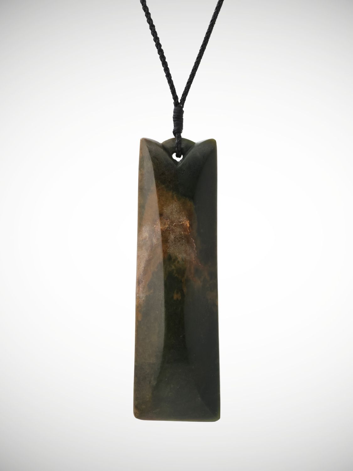 Moko Pounamu Toki Genuine NZ Kawakawa Flower Greenstone - Kioreroa
