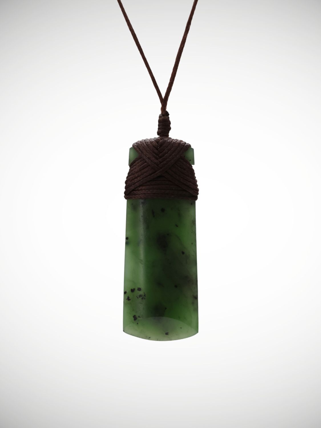 Moko Pounamu Toki Genuine NZ Kawakawa Greenstone - Kakiroa