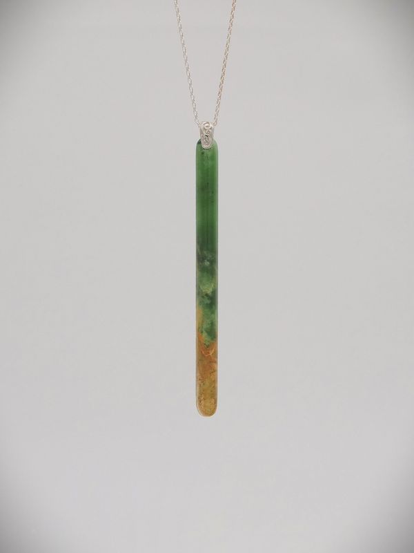 Moko Pounamu Roimata (Teardrop) NZ Genuine Kahurangi Flower Greenstone - Tokomaru