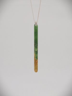 Moko Pounamu Roimata (Teardrop) NZ Genuine Kahurangi Flower Greenstone - Tokomaru