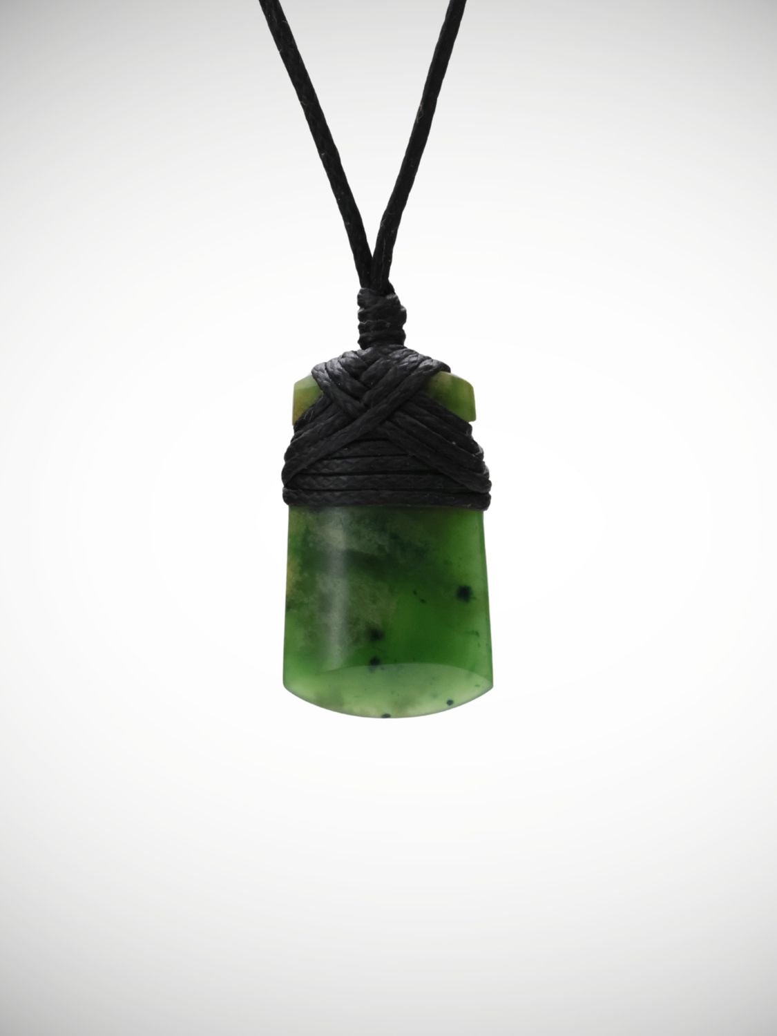 Moko Pounamu Toki Genuine NZ Kawakawa Greenstone - Kaitapeha