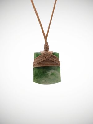 Moko Pounamu Toki Genuine NZ Kahotea Greenstone - Kaitoke