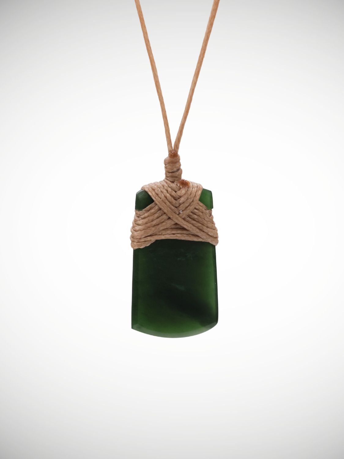 Moko Pounamu Toki Genuine NZ Kawakawa Greenstone - Kohukohunui