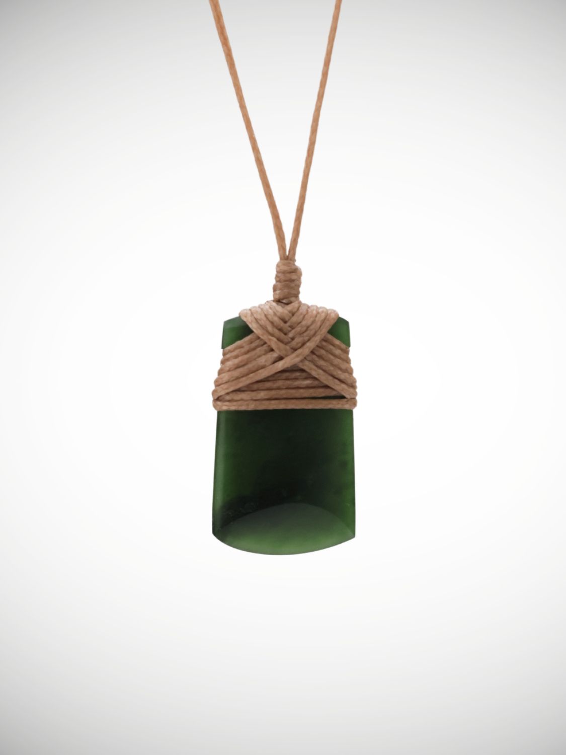 Moko Pounamu Toki Genuine NZ Kawakawa Greenstone - Kohukohunui