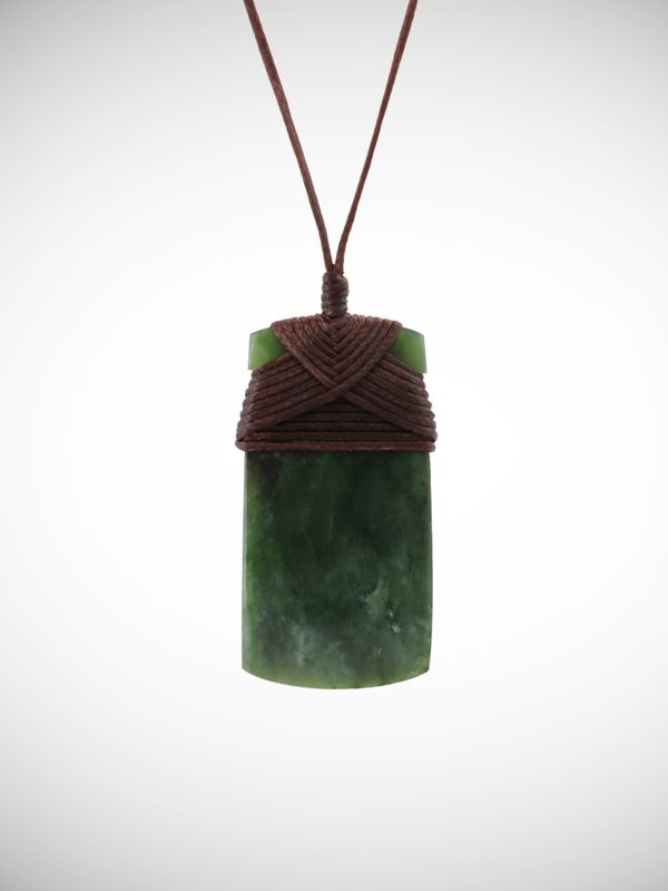 Moko Pounamu Toki Genuine NZ Kawakawa Greenstone - Koputaroa