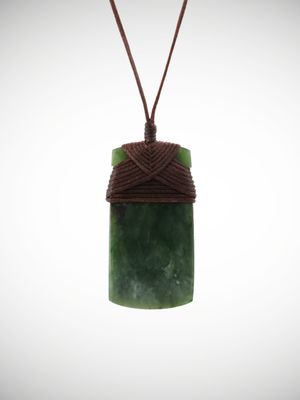 Moko Pounamu Toki Genuine NZ Kawakawa Greenstone - Koputaroa