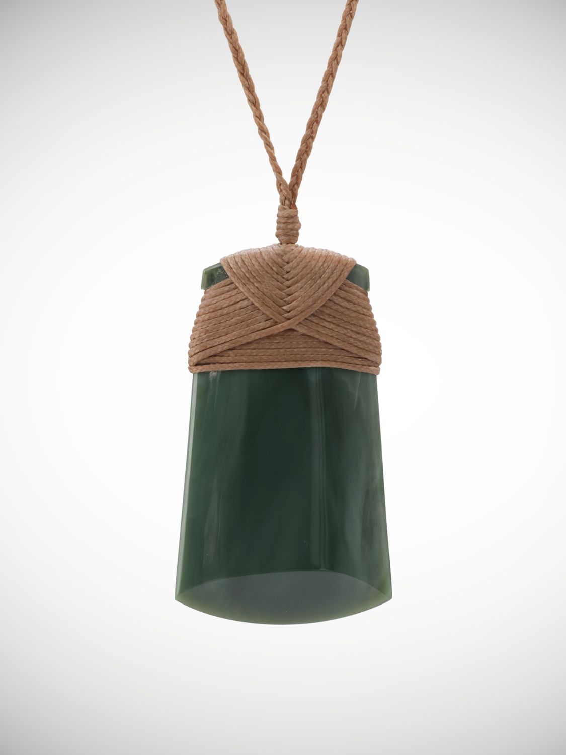 Moko Pounamu Toki Genuine NZ Inanga Greenstone - Koputai