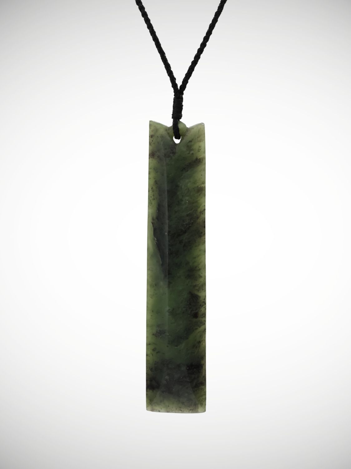 Moko Pounamu Toki Genuine NZ Kawakawa Greenstone - Kororareka