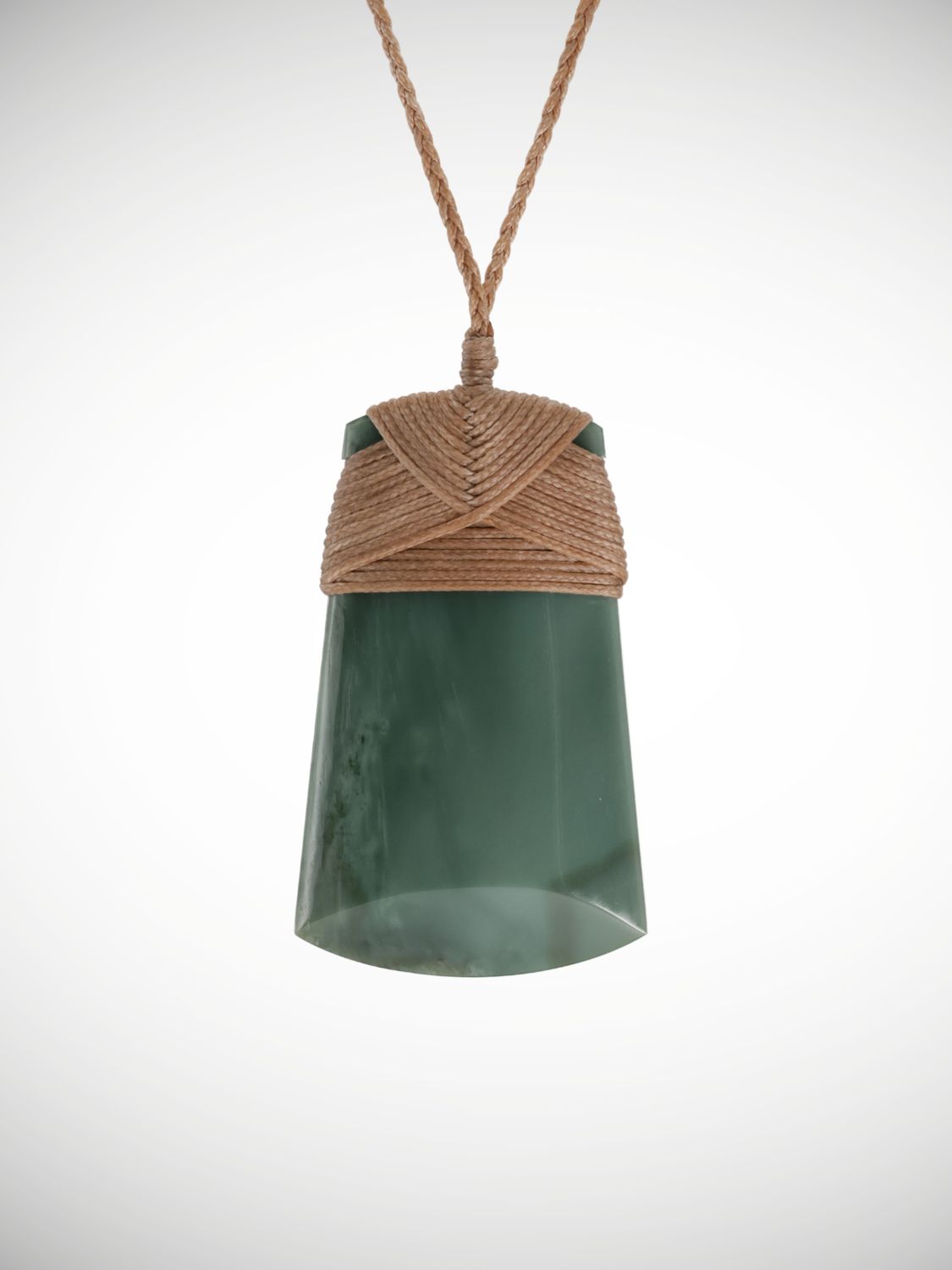 Moko Pounamu Toki Genuine NZ Inanga Greenstone - Kumeroa