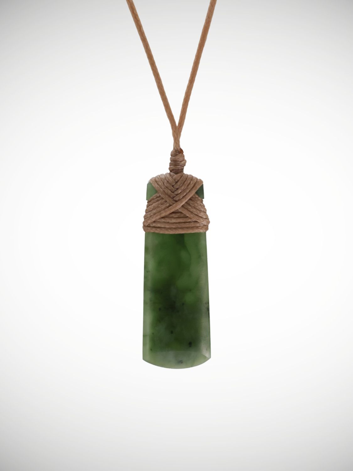 Moko Pounamu Toki Genuine NZ Kawakawa Greenstone - Makakahikatoa