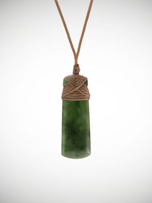 Moko Pounamu Toki Genuine NZ Kawakawa Greenstone - Makakahikatoa