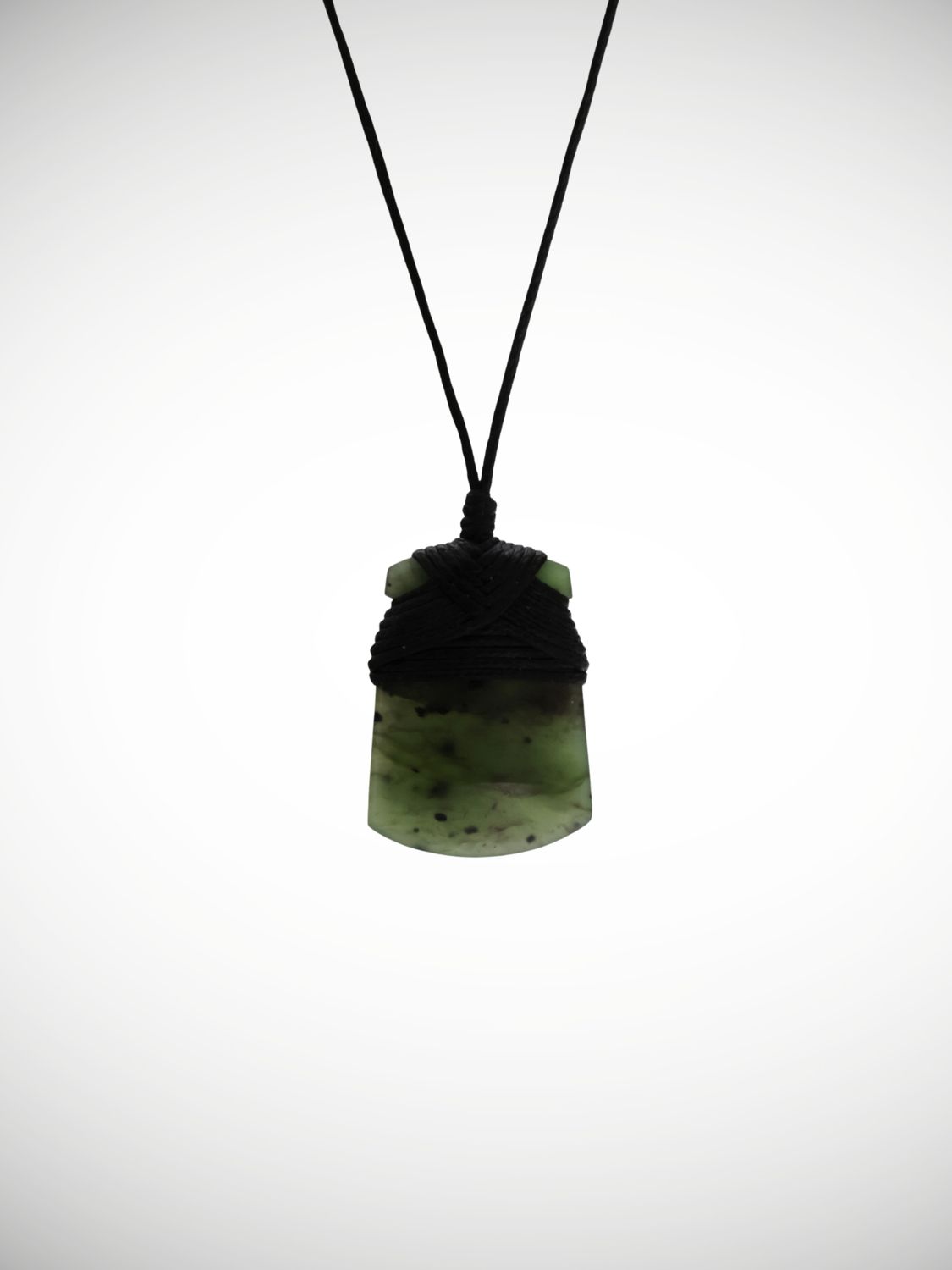 Moko Pounamu Toki Genuine NZ Kawakawa Greenstone - Manaroa