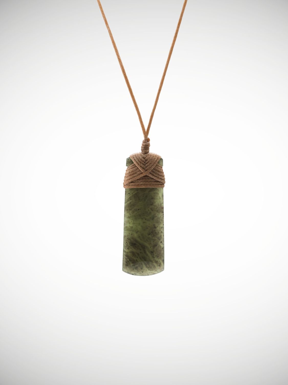 Moko Pounamu Toki Genuine NZ Kawakawa Greenstone - Mangaohae