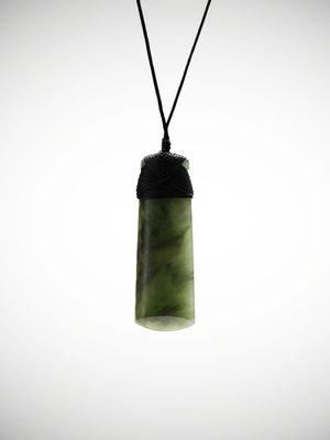 Moko Pounamu Toki Genuine NZ Kawakawa Greenstone - Mangaonoho