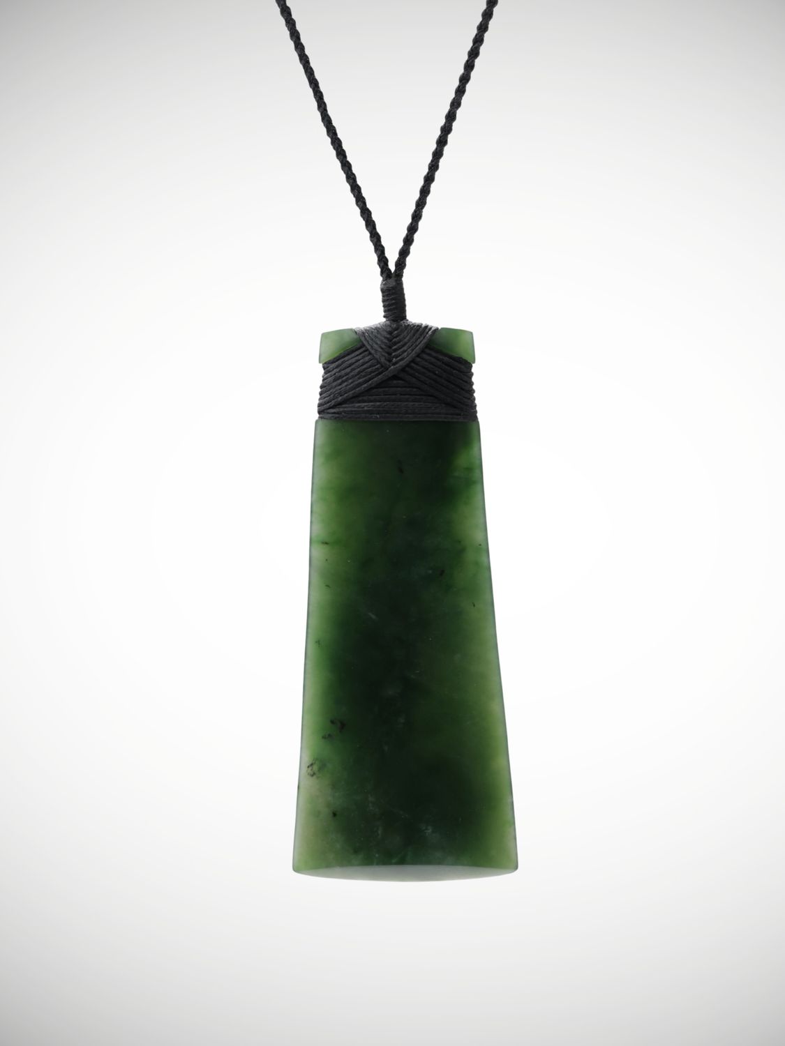 Moko Pounamu Toki Genuine NZ Kawakawa Greenstone - Mangaohutu