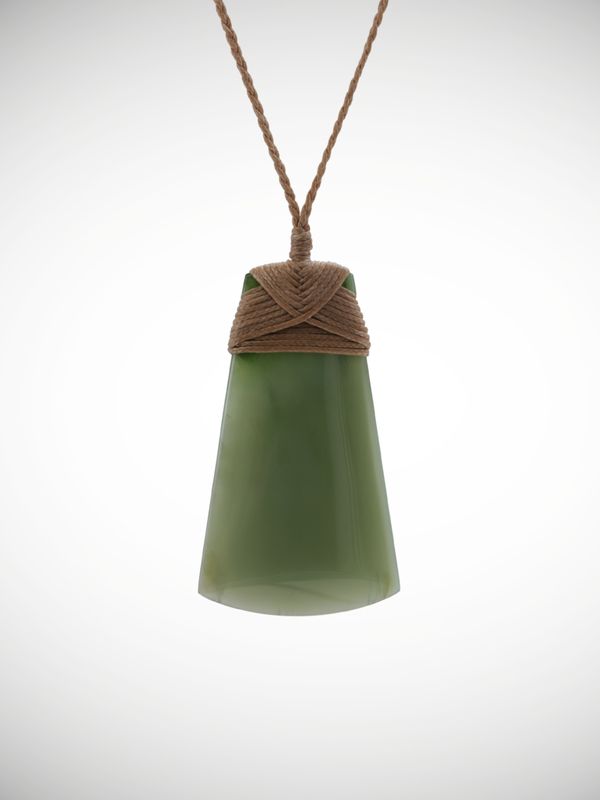 Moko Pounamu Toki Genuine NZ Inanga Greenstone - Mangaorapa