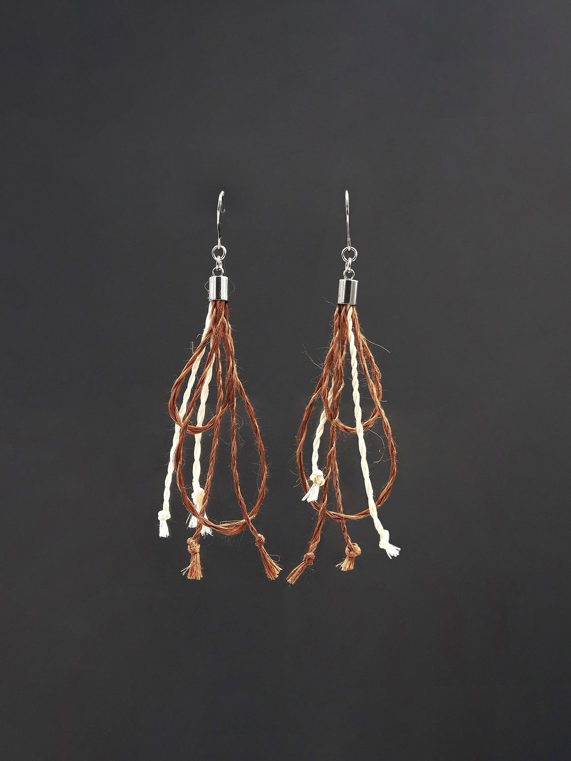 Moko Pounamu NZ Genuine Muka Earrings - Parauri ma