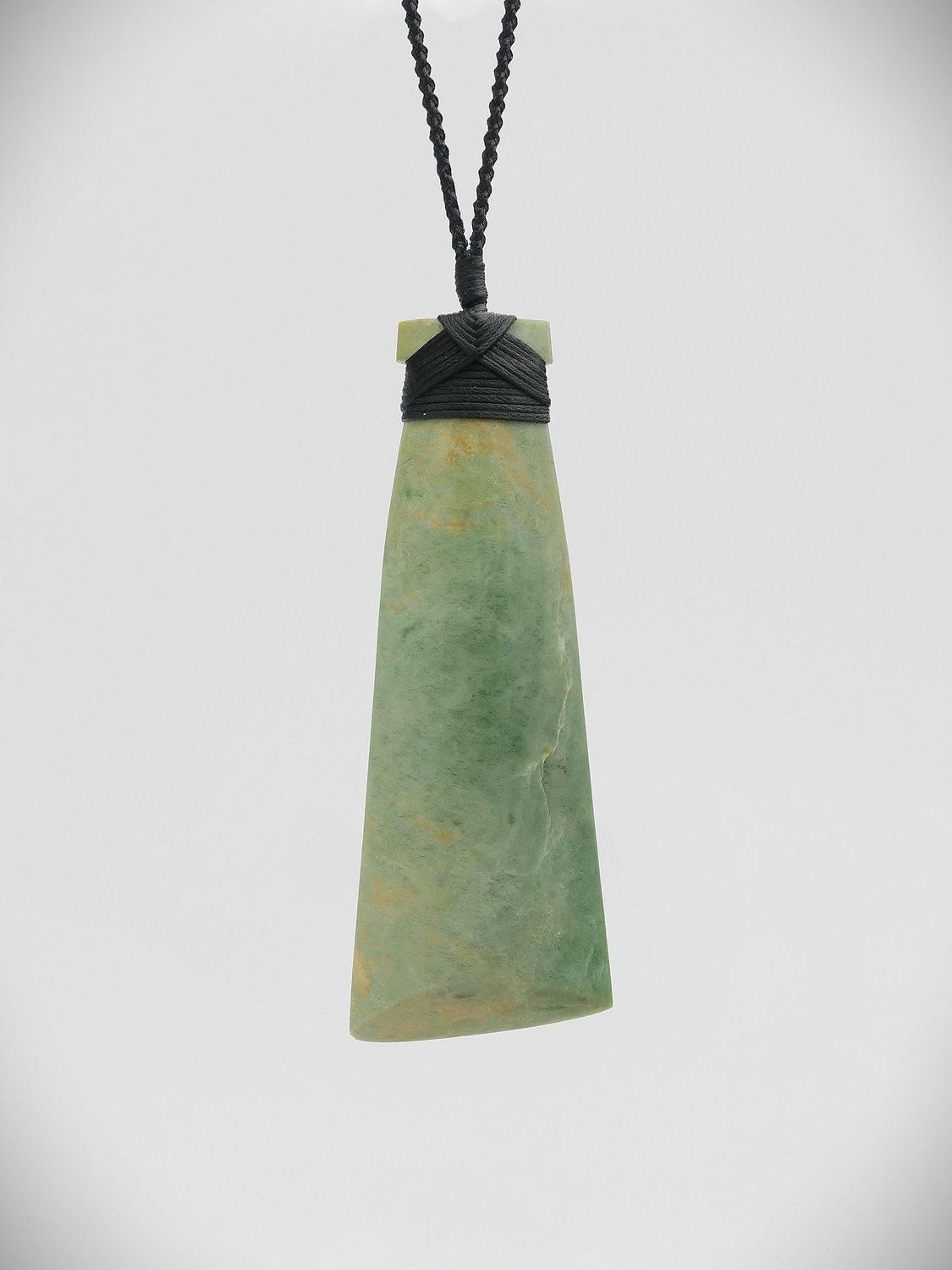 Moko Pounamu Toki NZ Genuine Auhunga Flower Greenstone -  Pukeuri