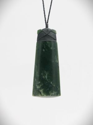 Moko Pounamu Toki NZ Genuine Kawakawa Greenstone - Paeroa