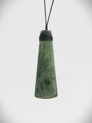 Moko Pounamu Toki NZ Genuine Marsden Flower Greenstone - Rangitumau Moko Pounamu Toki NZ Genuine Marsden Flower Greenstone - Rangitumau