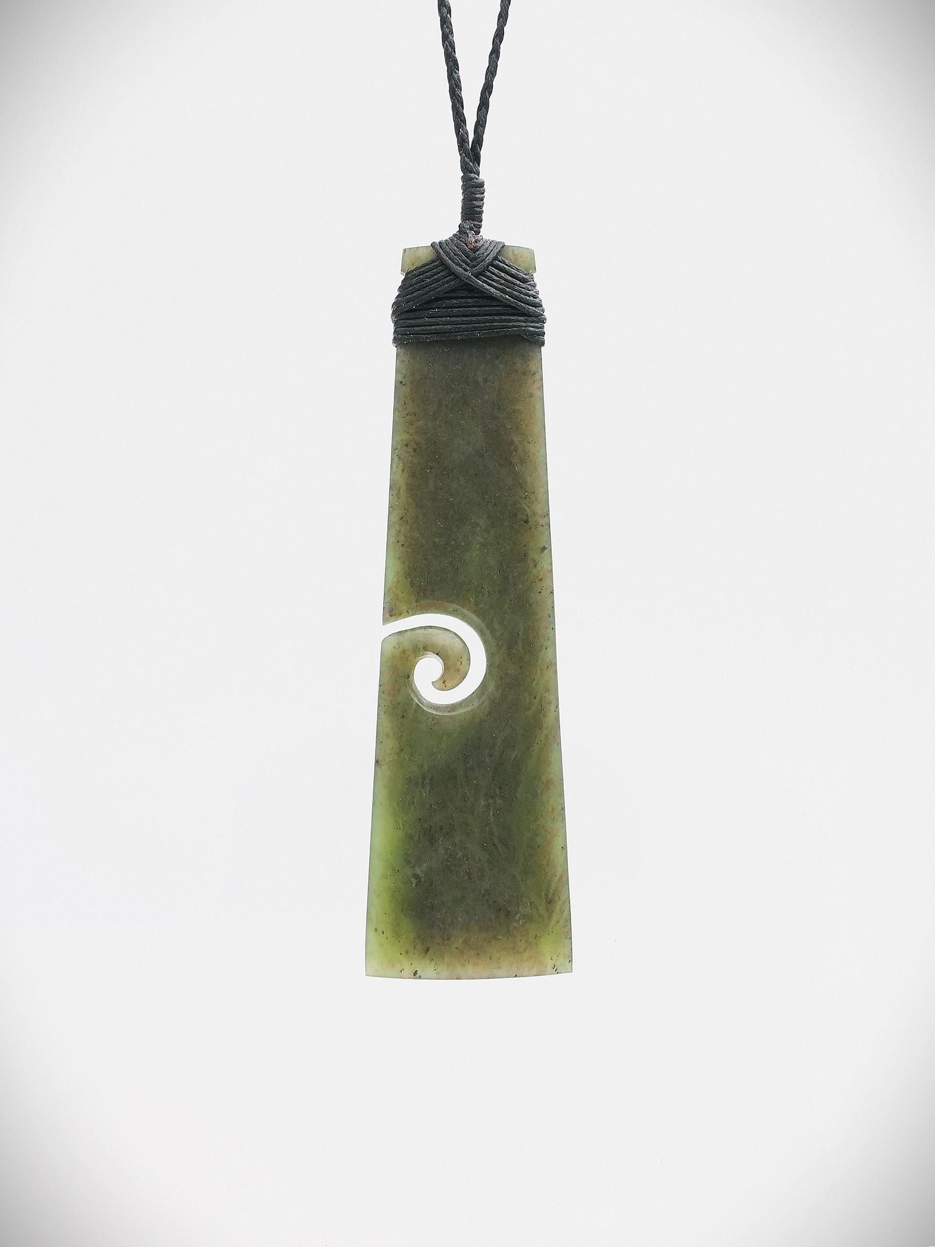 Moko Pounamu Toki NZ Genuine Totoweka Greenstone - Matawai