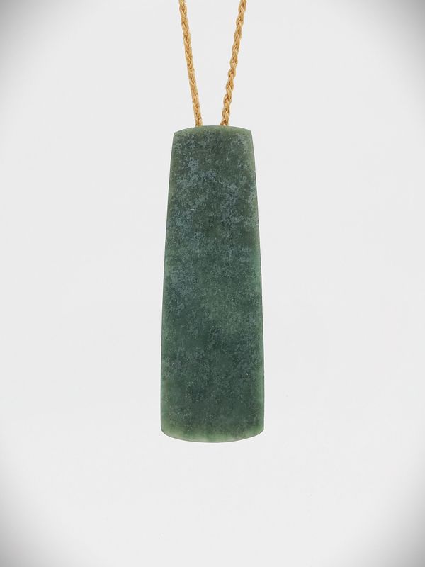 Moko Pounamu Toki NZ Genuine Kawakawa Greenstone - Aratiatia