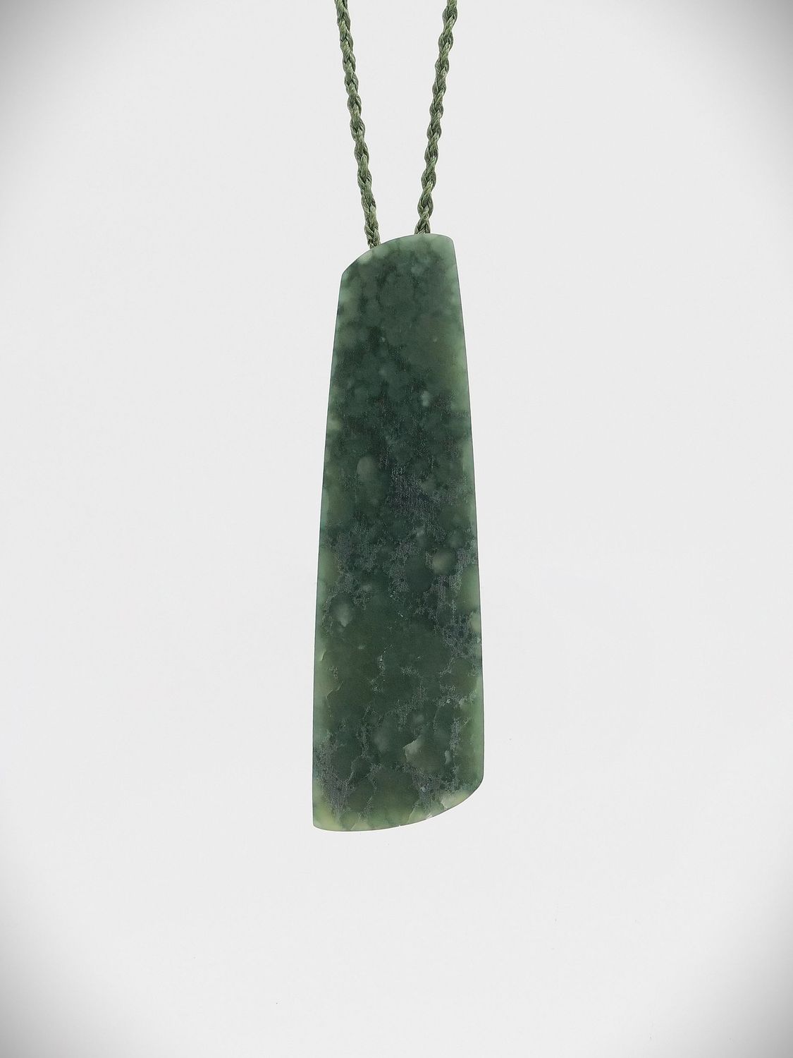 Moko Pounamu Toki NZ Genuine Kawakawa Greenstone - Takahue