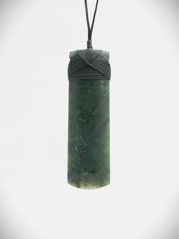 Moko Pounamu Toki NZ Genuine Kawakawa Greenstone - Wainuioru
