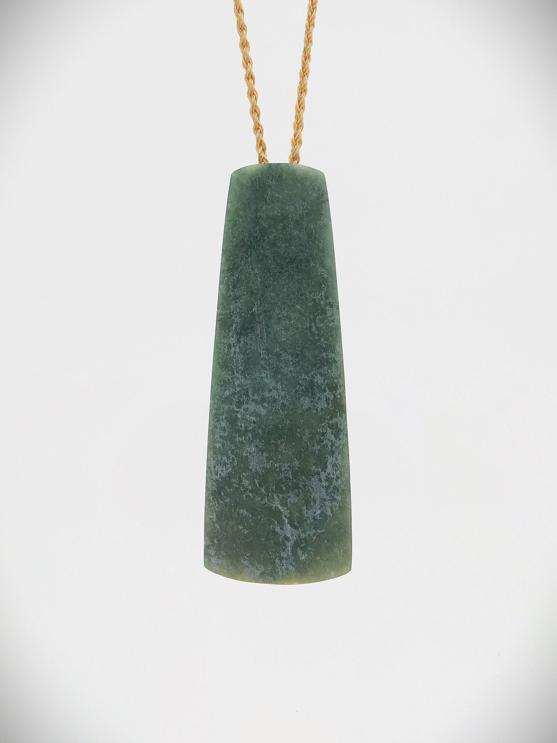 Moko Pounamu Toki NZ Genuine Kawakawa Greenstone - Waioeka
