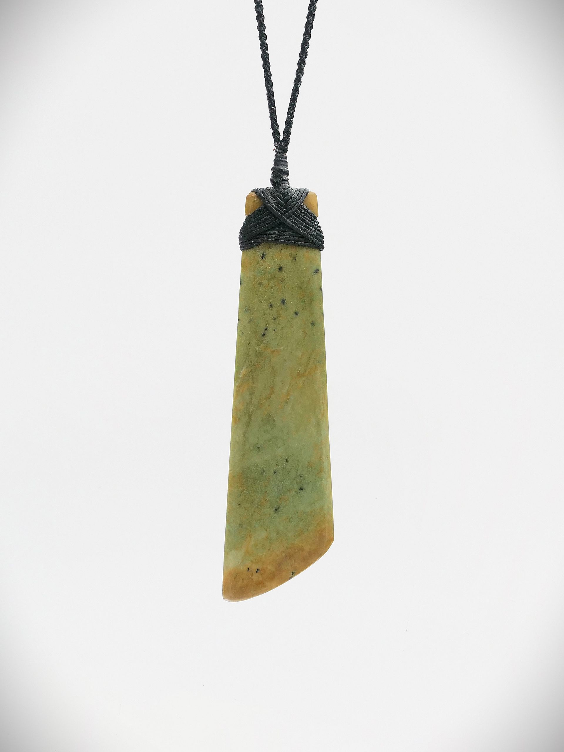 Moko Pounamu Toki NZ Genuine Raukaraka Greenstone - Tomarata