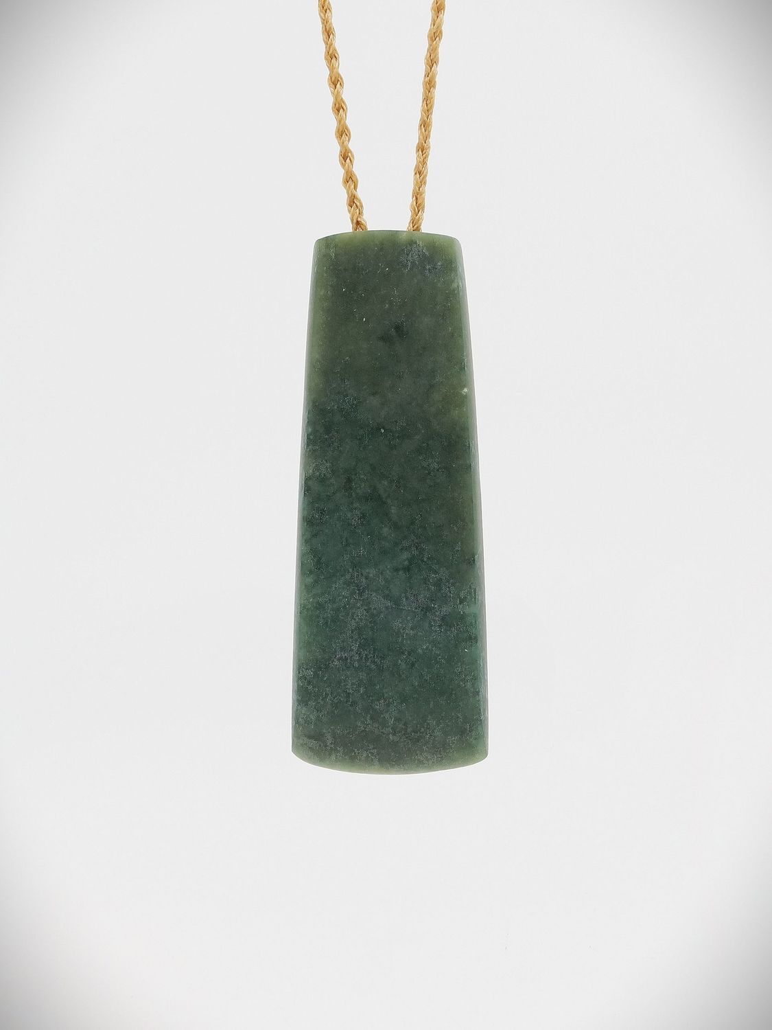 Moko Pounamu Toki NZ Genuine Kawakawa Greenstone - Tuparoa