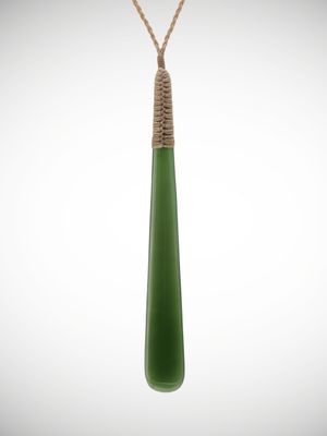 Moko Pounamu Roimata (Teardrop) NZ Genuine Kawakawa Greenstone - Kaimamaku