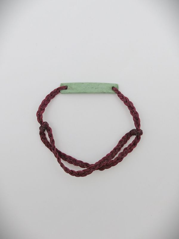 Moko Pounamu Adjustable Bracelet NZ Genuine Auhunga Greenstone 17460