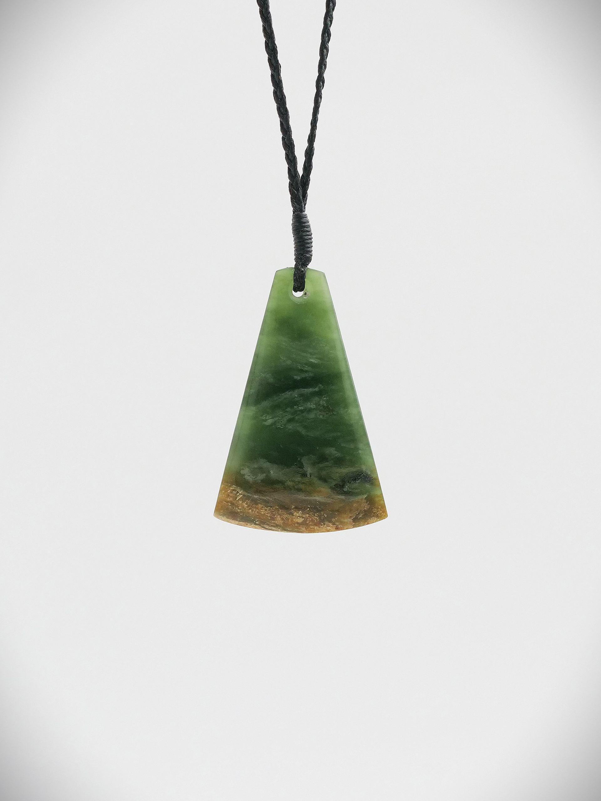 Moko Pounamu Toki NZ Genuine Kahotea Flower Greenstone - Taharora