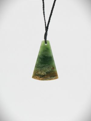 Moko Pounamu Toki NZ Genuine Kahotea Flower Greenstone - Taharora Moko Pounamu Toki NZ Genuine Kahotea Flower Greenstone - Taharora