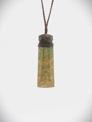 Moko Pounamu Toki NZ Genuine Raukaraka Greenstone - Pouto