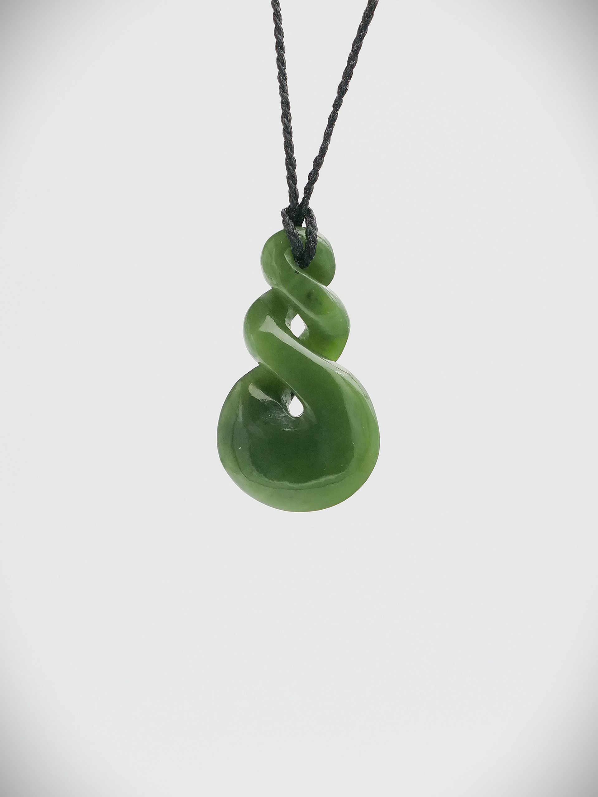 Moko Pounamu Pikorua NZ Genuine Kahurangi Greenstone - Pehiri