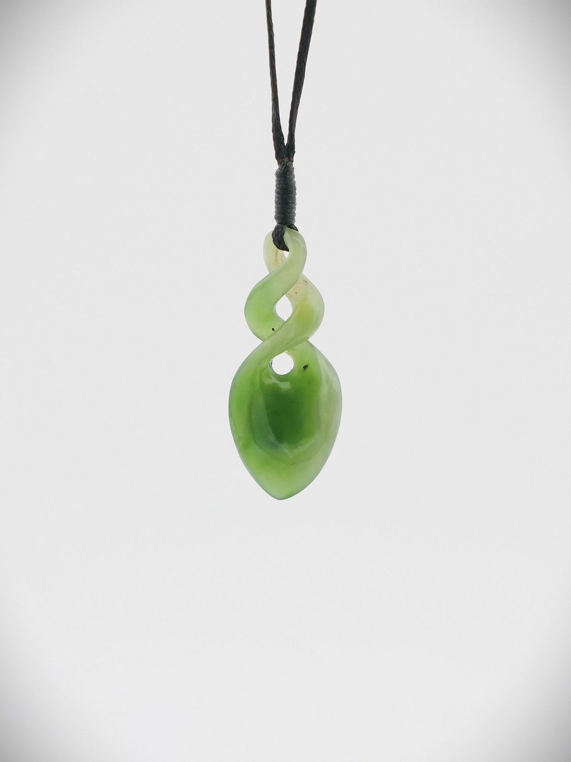 Moko Pounamu Pikorua NZ Genuine Kahurangi Greenstone - Ruatoria