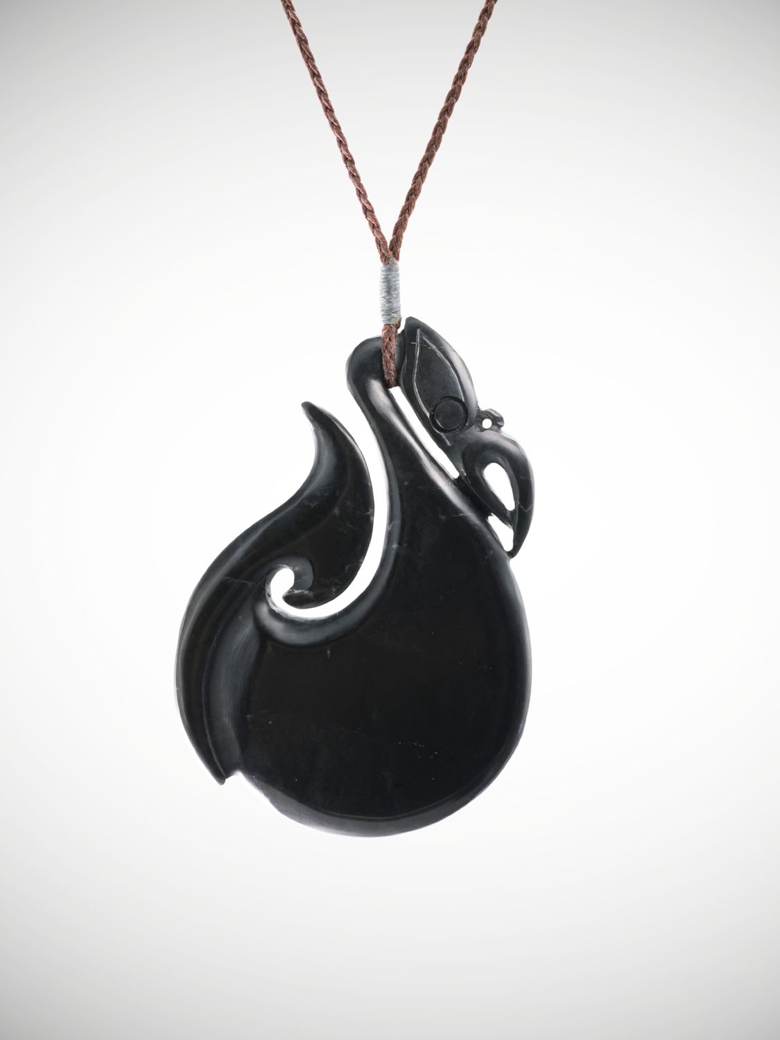Moko Pounamu Manaia Genuine NZ Pakohe (Argillite) - Keteketerau