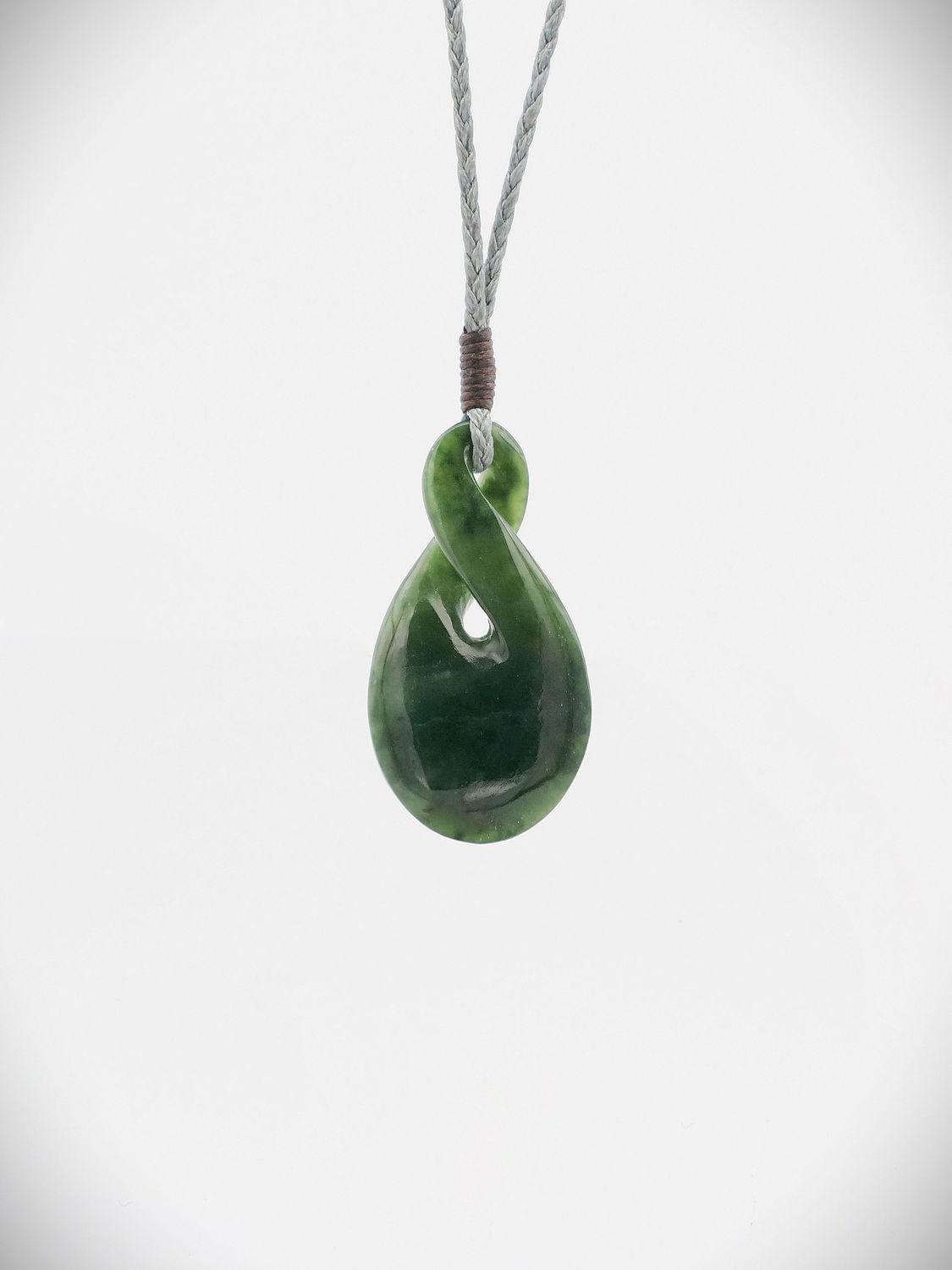 Moko Pounamu Pikorua NZ Genuine Kawakawa Greenstone - Waioeka