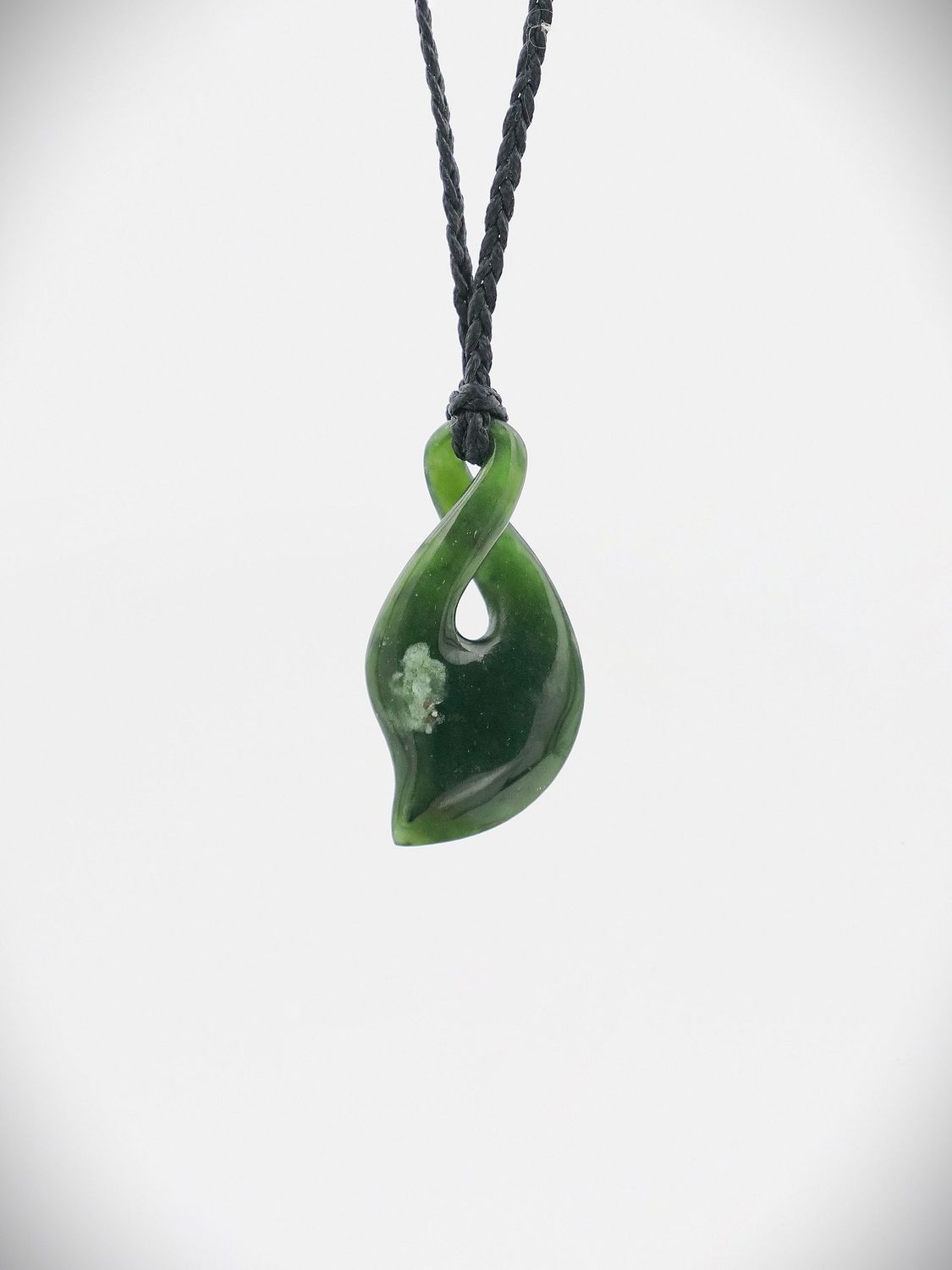 Moko Pounamu Pikorua NZ Genuine Kawakawa Greenstone - Raukumara