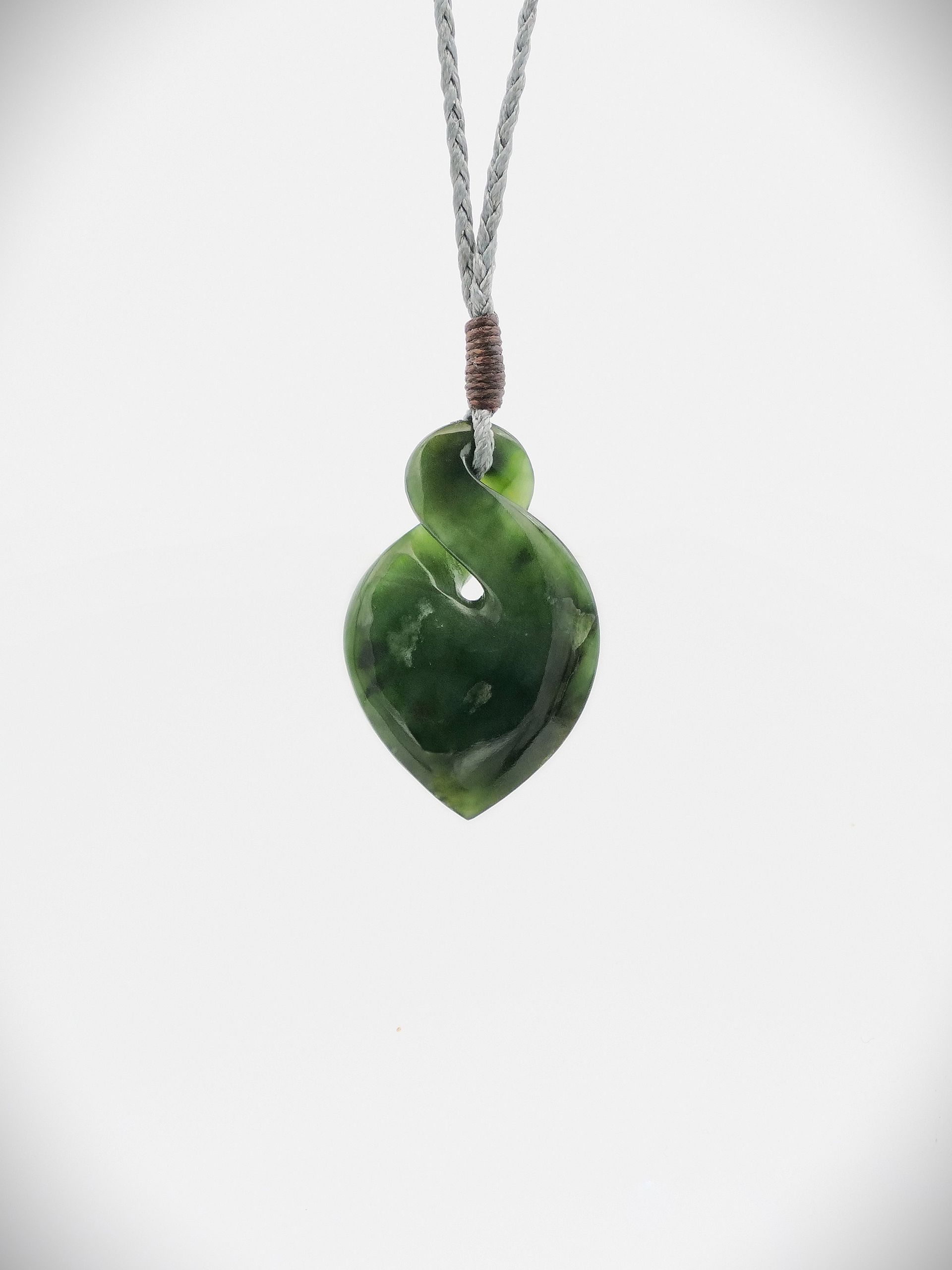 Moko Pounamu Pikorua NZ Genuine Kawakawa Greenstone - Pakihiroa