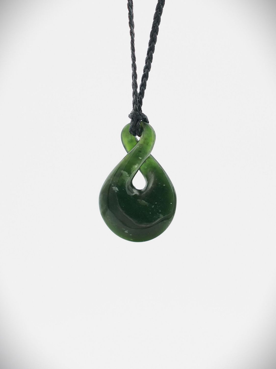 Moko Pounamu Pikorua NZ Genuine Kawakawa Greenstone - Matawai