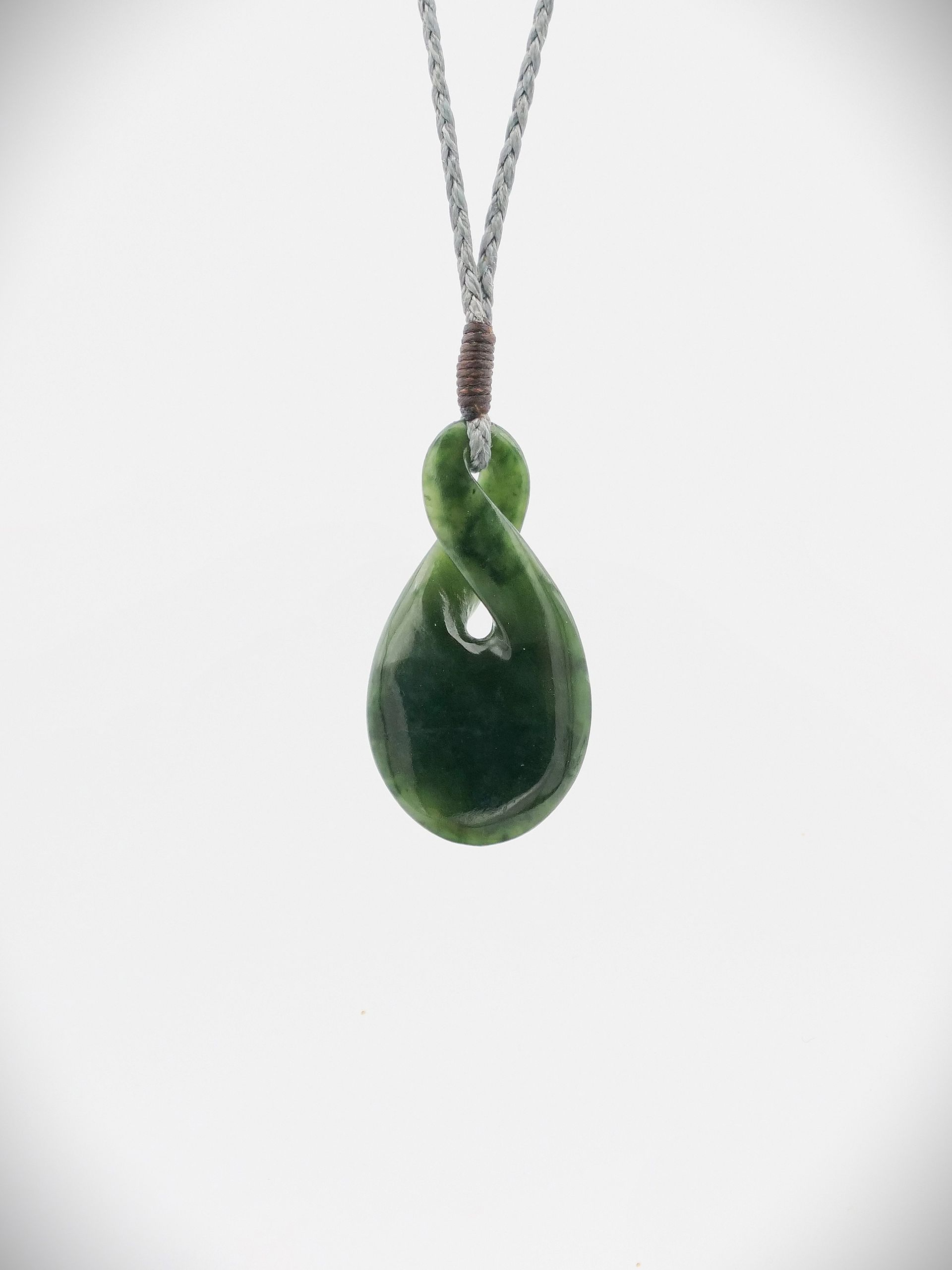 Moko Pounamu Pikorua NZ Genuine Kawakawa Greenstone - Waioeka